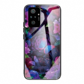 Tok Xiaomi Redmi Note 10 Pro Butterflies Variation Tempered Glass