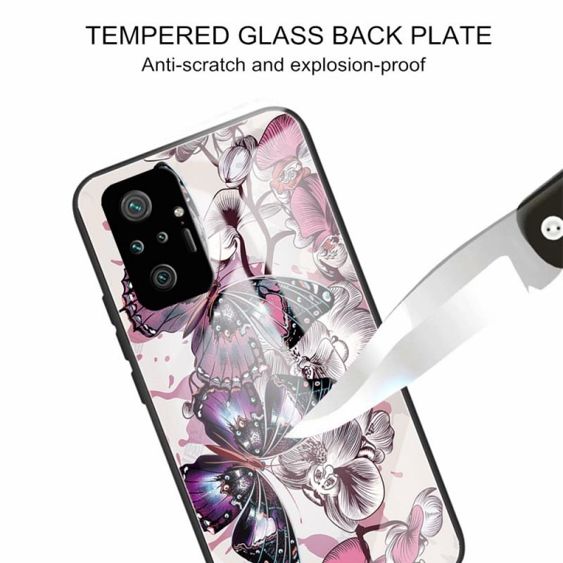 Tok Xiaomi Redmi Note 10 Pro Butterflies Variation Tempered Glass