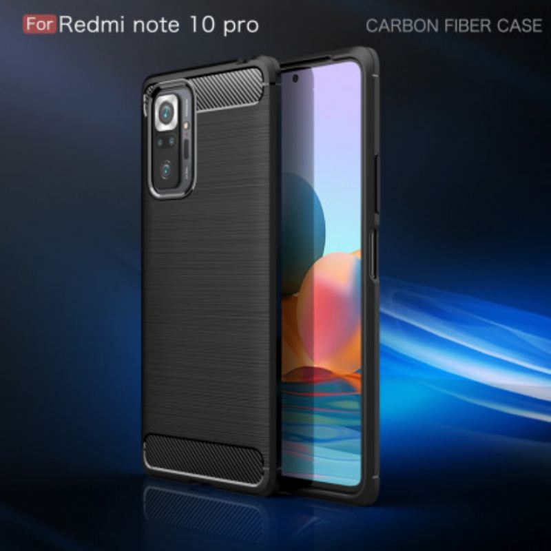 Tok Xiaomi Redmi Note 10 Pro Csiszolt Szénszálas