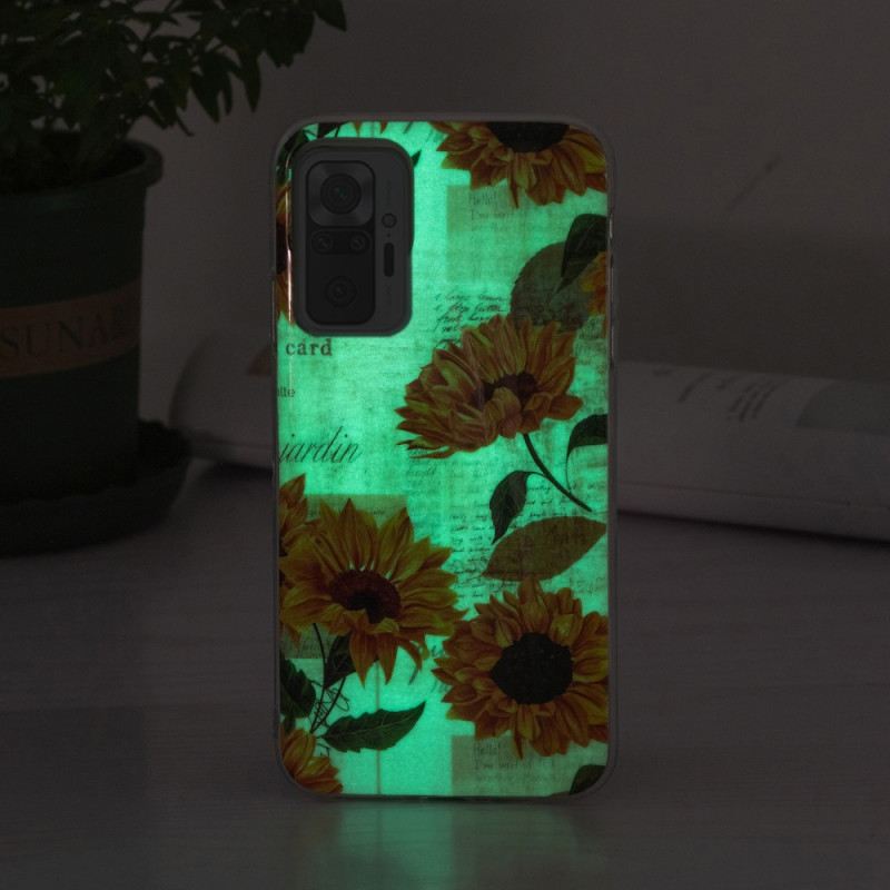 Tok Xiaomi Redmi Note 10 Pro Fluoreszkáló Virág Sorozat