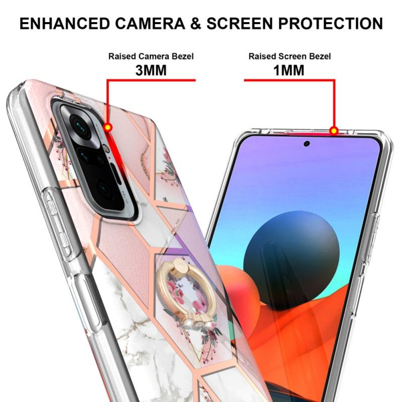 Tok Xiaomi Redmi Note 10 Pro Ring-bracket Virágok