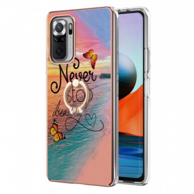 Tok Xiaomi Redmi Note 10 Pro Ring-support Never Stop Dreaming