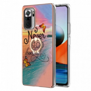 Tok Xiaomi Redmi Note 10 Pro Ring-support Never Stop Dreaming