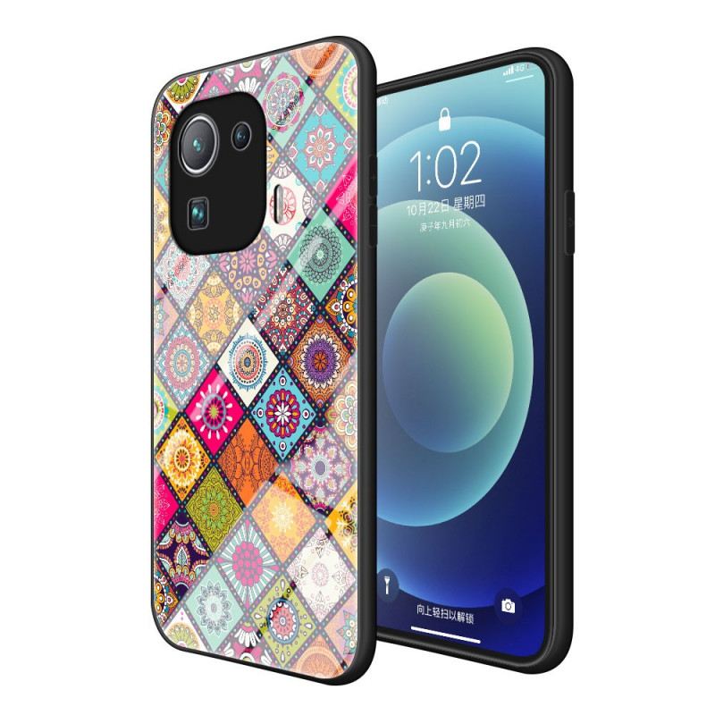 Telefontok Xiaomi Mi 11 Pro Patchwork Mágneses Tartó