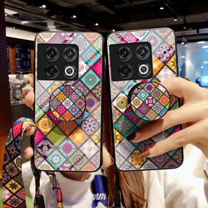 Telefontok OnePlus 10 Pro 5G Patchwork Mágneses Tartó