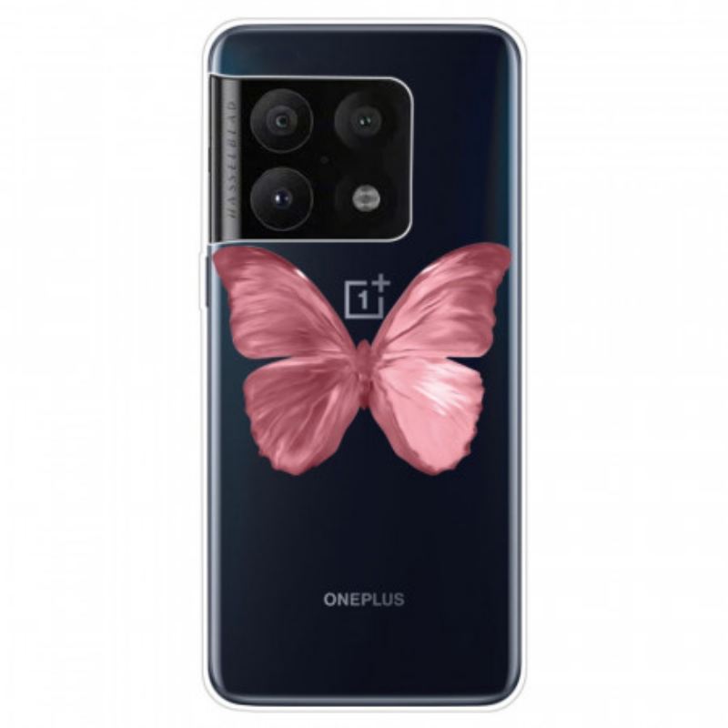 Telefontok OnePlus 10 Pro 5G Pink Butterfly Tömlő