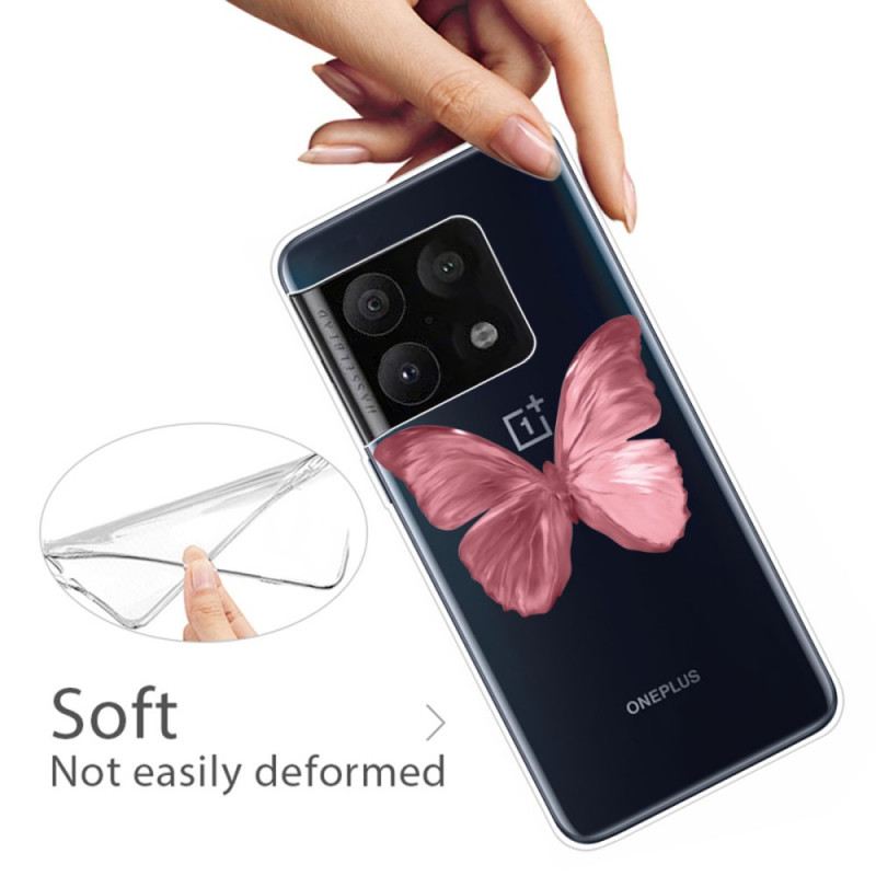 Telefontok OnePlus 10 Pro 5G Pink Butterfly Tömlő