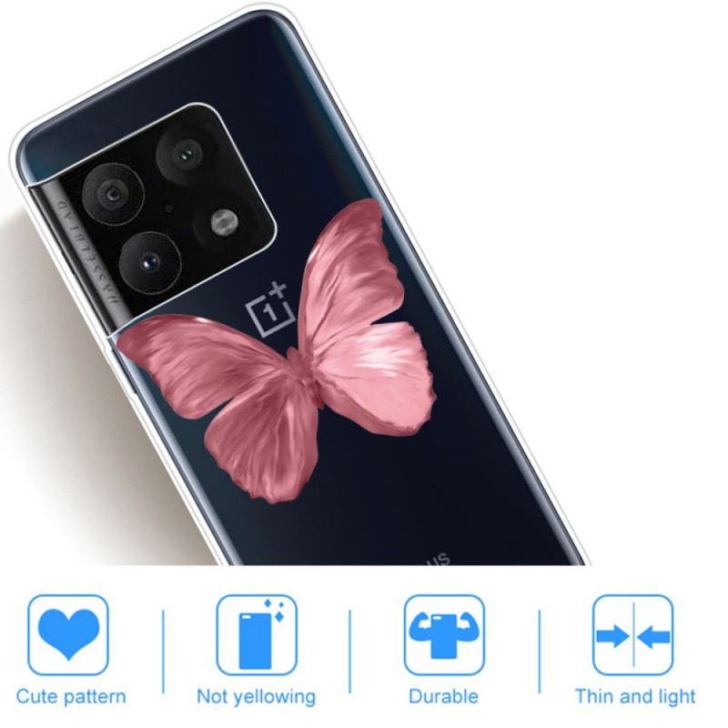 Telefontok OnePlus 10 Pro 5G Pink Butterfly Tömlő