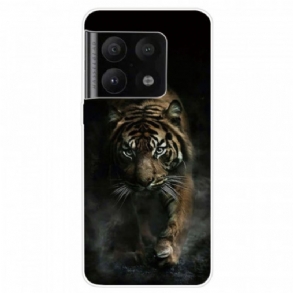 Telefontok OnePlus 10 Pro 5G Rugalmas Tiger In Mist