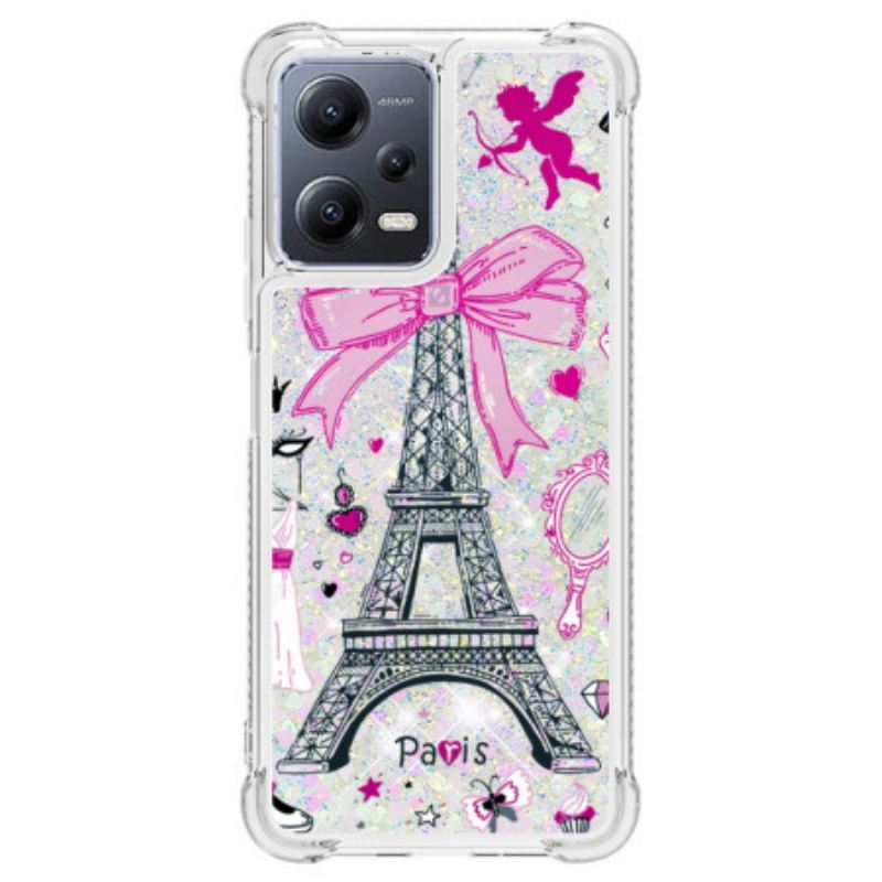 Tok Poco X5 5G Eiffel-torony Flitterek