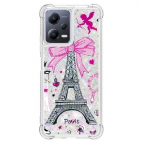 Tok Poco X5 5G Eiffel-torony Flitterek