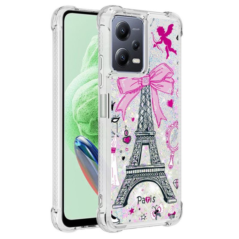 Tok Poco X5 5G Eiffel-torony Flitterek