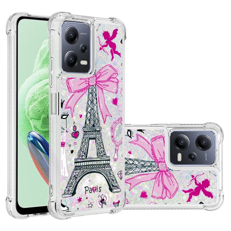 Tok Poco X5 5G Eiffel-torony Flitterek