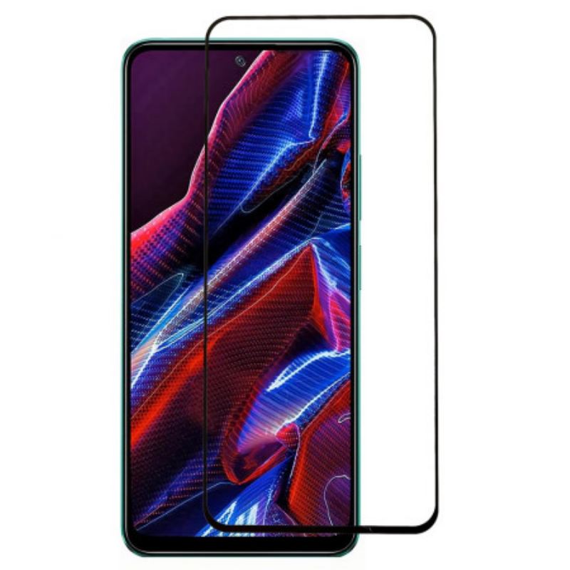 Xiaomi Redmi Note 12/Poco X5 5G Black Edge Képernyővédő Fólia