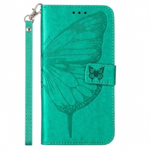 Fliptok / Bőrtok Xiaomi 13 Lite Butterfly Design Zsinórral