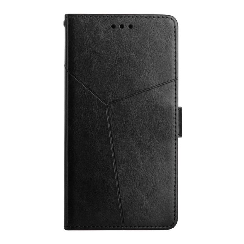 Fliptok / Bőrtok OnePlus Nord 2 5G Stílusú Bőr Geo Y Design