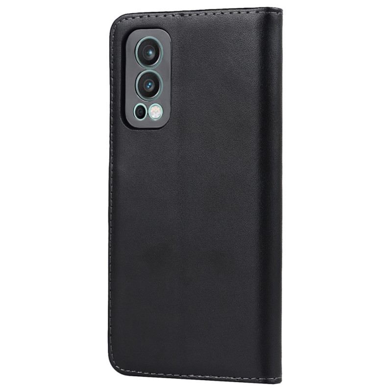 Fliptok / Bőrtok OnePlus Nord 2 5G Valódi Bőr