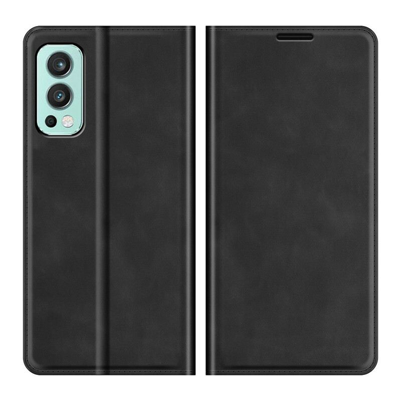 Fliptok OnePlus Nord 2 5G Bőrtok Skin Touch