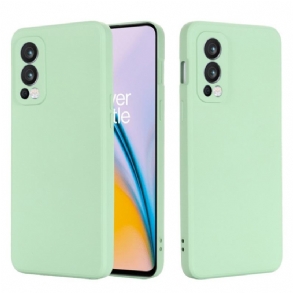 Tok OnePlus Nord 2 5G Folyékony Szilikon Nyakpánttal