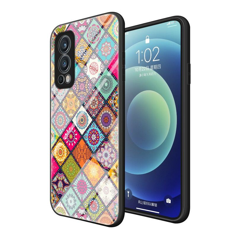 Tok OnePlus Nord 2 5G Patchwork Mágneses Tartó