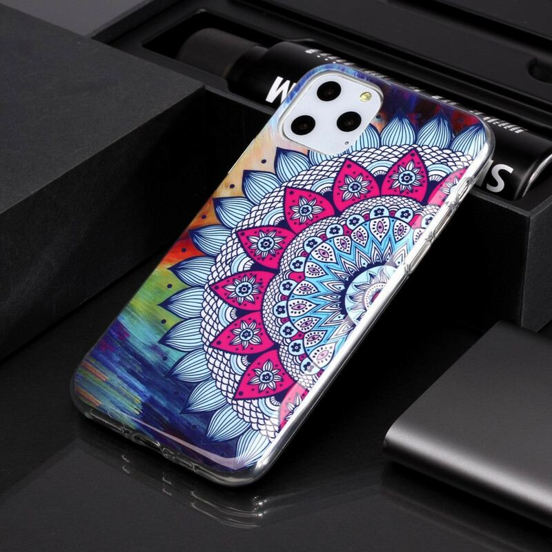 Telefontok iPhone 11 Pro Fluoreszkáló Színes Mandala