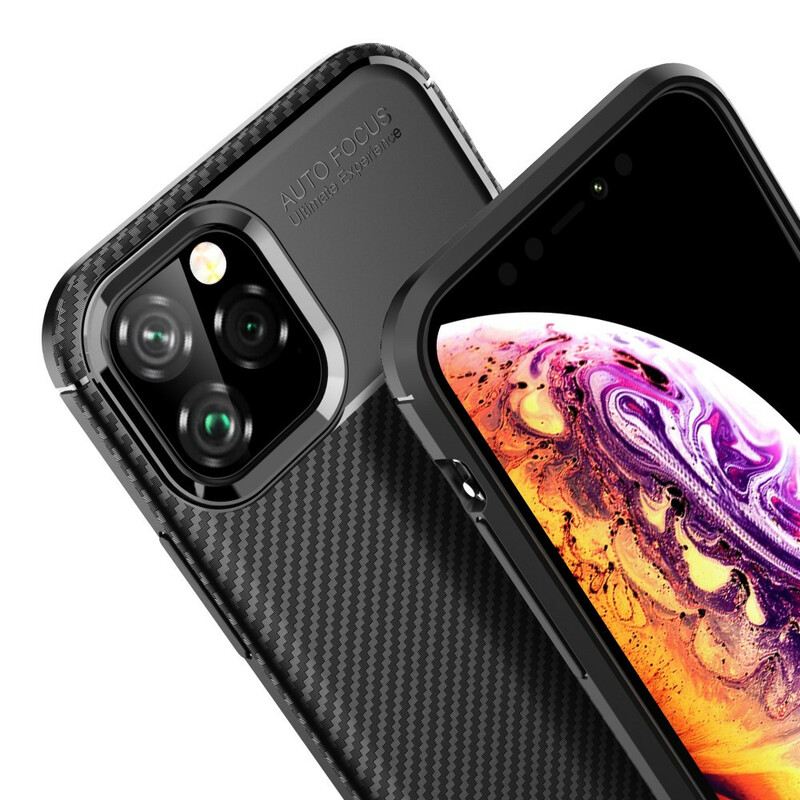 Telefontok iPhone 11 Pro Rugalmas Szénszálas Textúra