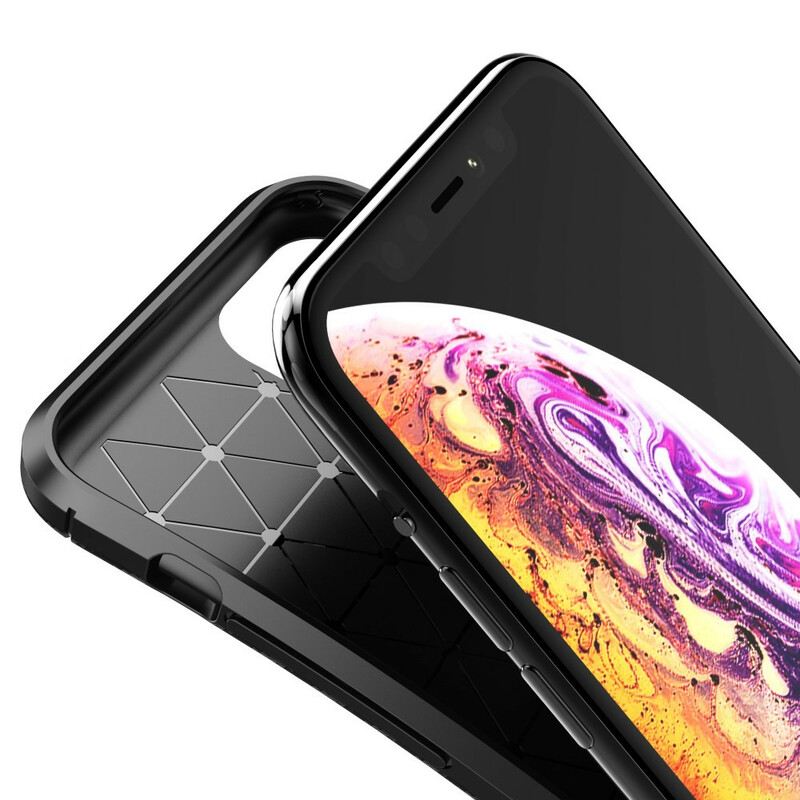 Telefontok iPhone 11 Pro Rugalmas Szénszálas Textúra