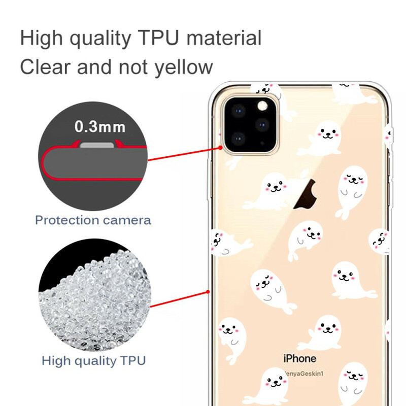 Telefontok iPhone 11 Pro Top Oroszlánfókák