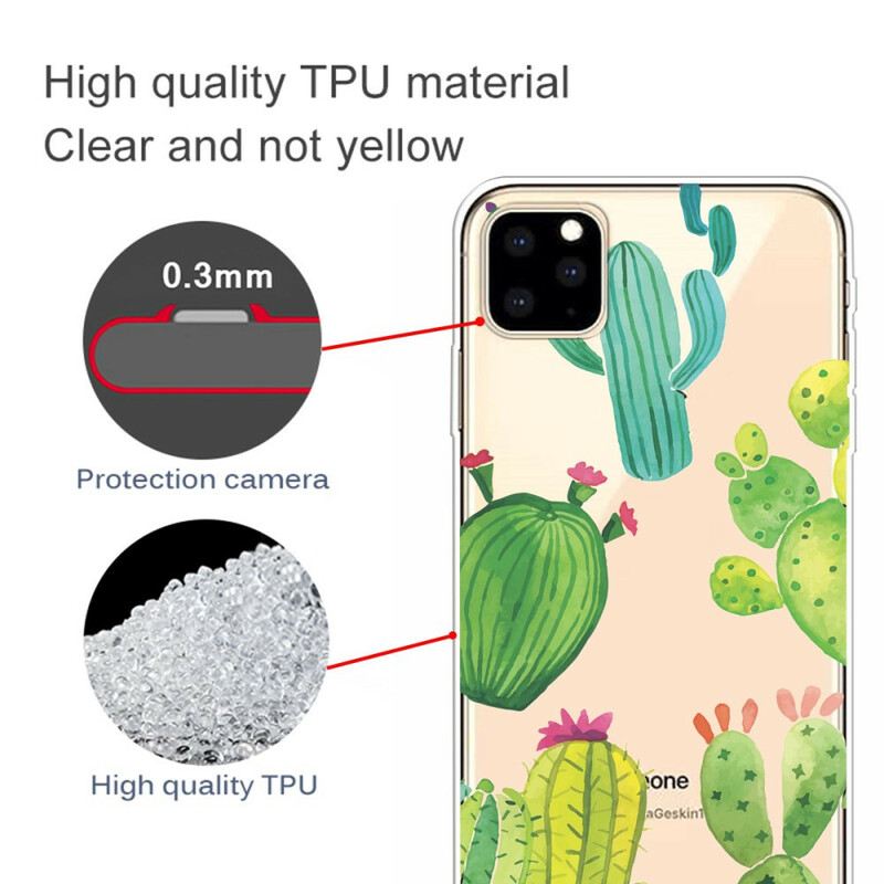 Tok iPhone 11 Pro Akvarell Kaktuszok