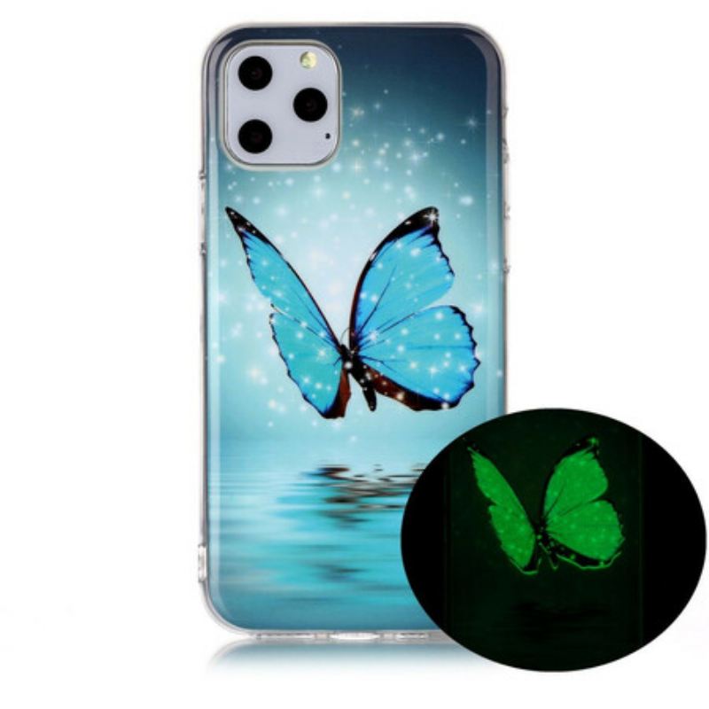 Tok iPhone 11 Pro Fluoreszkáló Kék Pillangó