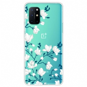 Tok OnePlus 8T Fehér Virágok