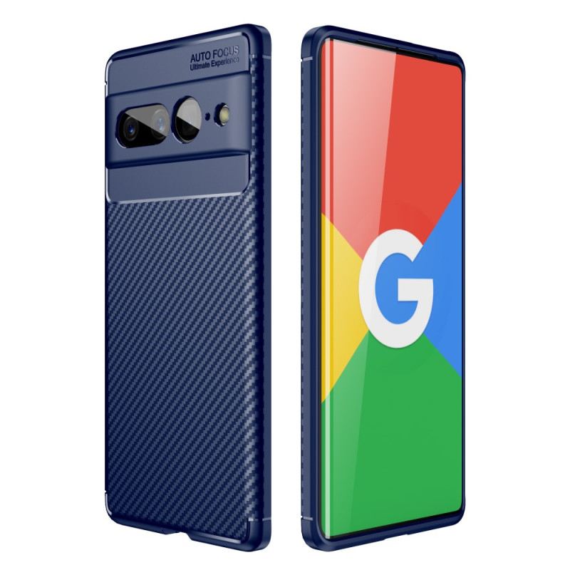 Tok Google Pixel 7 Pro Rugalmas Szénszálas Textúra