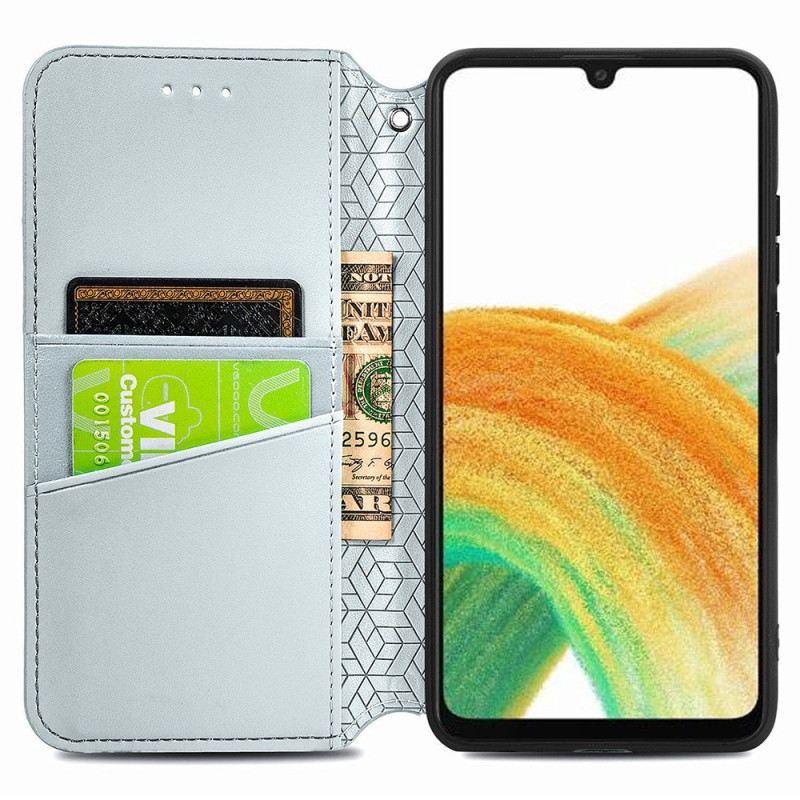 Fliptok Samsung Galaxy A13 Bőrtok Mandala