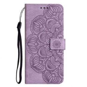 Kinyitható Tokok Samsung Galaxy A13 szíjjal Vintage Strappy Mandala