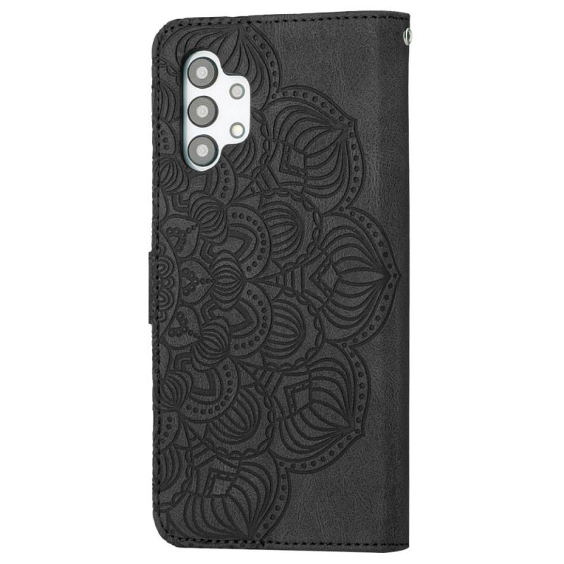 Kinyitható Tokok Samsung Galaxy A13 szíjjal Vintage Strappy Mandala