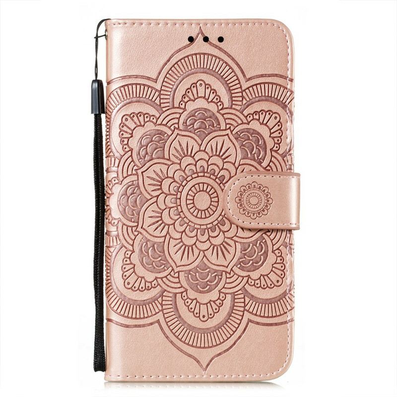 Kinyitható Tokok Oppo Find X3 Neo szíjjal Full Strap Mandala