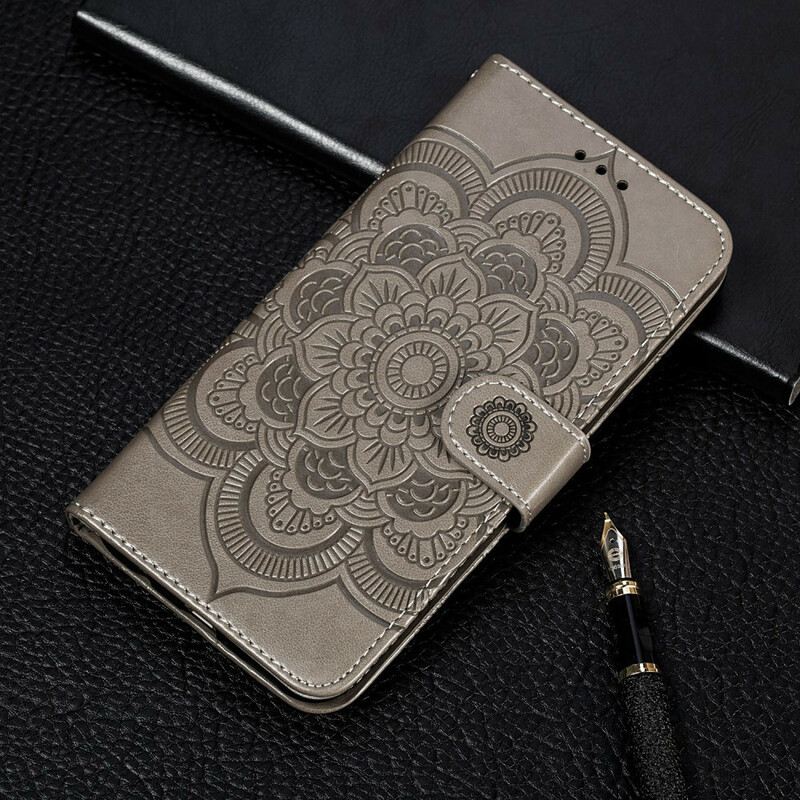 Kinyitható Tokok Oppo Find X3 Neo szíjjal Full Strap Mandala