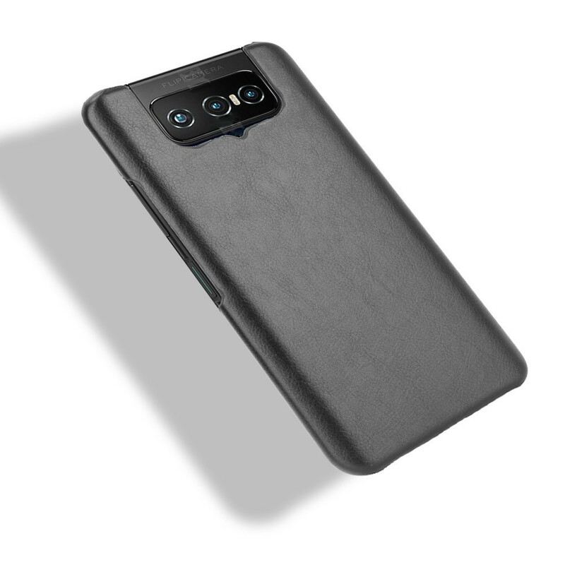 Telefontok Asus Zenfone 7 / 7 Pro Licsi Bőr Hatás