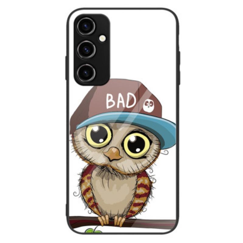 Tok Samsung Galaxy A34 5G Bad Owl Edzett Üveg