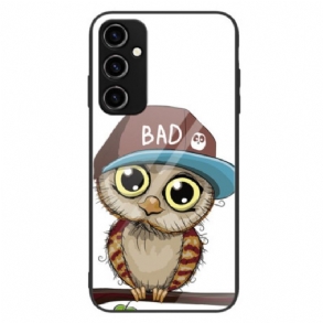 Tok Samsung Galaxy A34 5G Bad Owl Edzett Üveg