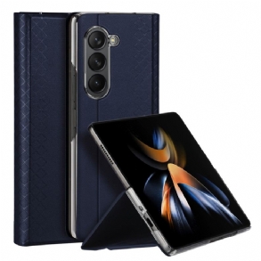 Bőrtok Samsung Galaxy Z Fold 5 Bril Sorozat Dux Ducis