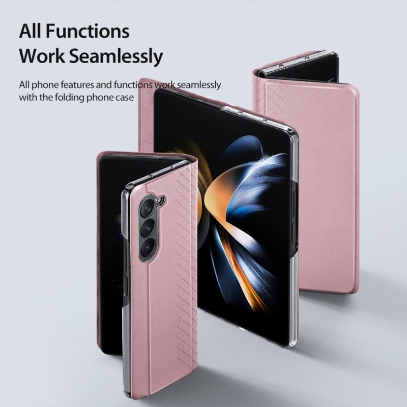 Bőrtok Samsung Galaxy Z Fold 5 Bril Sorozat Dux Ducis