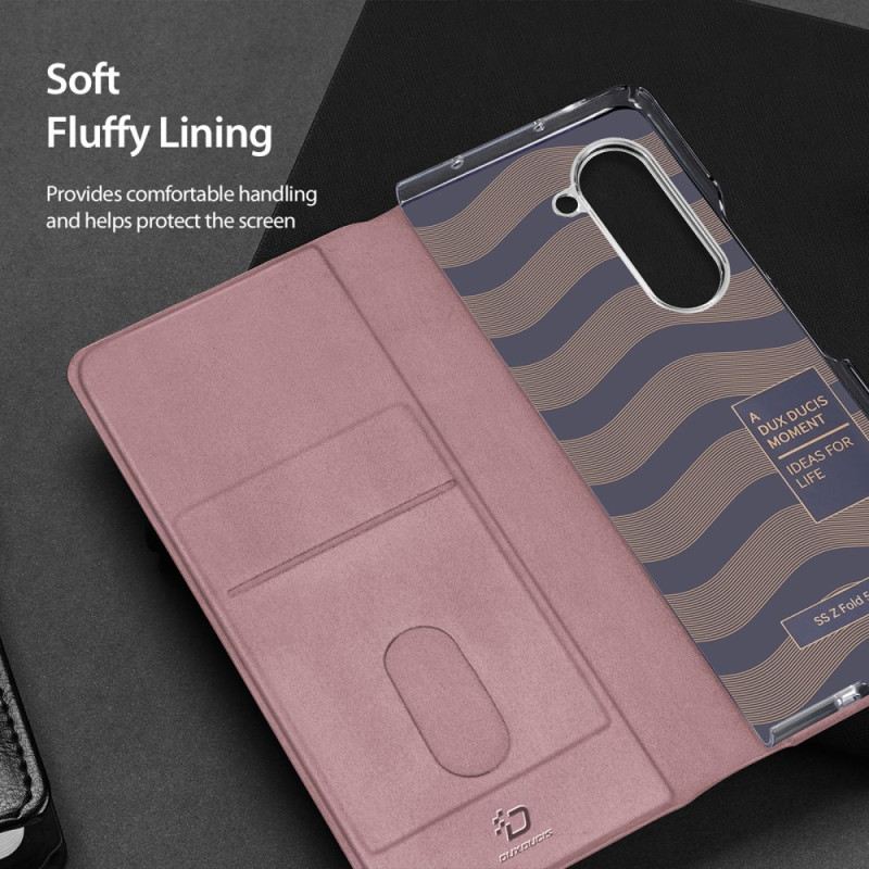 Bőrtok Samsung Galaxy Z Fold 5 Bril Sorozat Dux Ducis