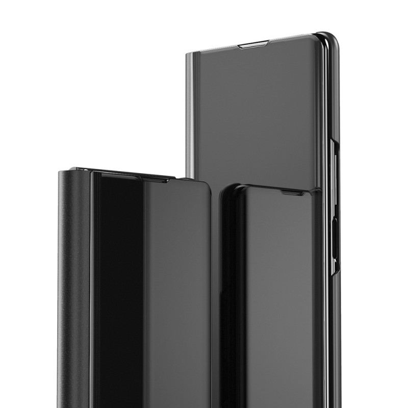 Bőrtok Samsung Galaxy Z Fold 5 Tükörborító