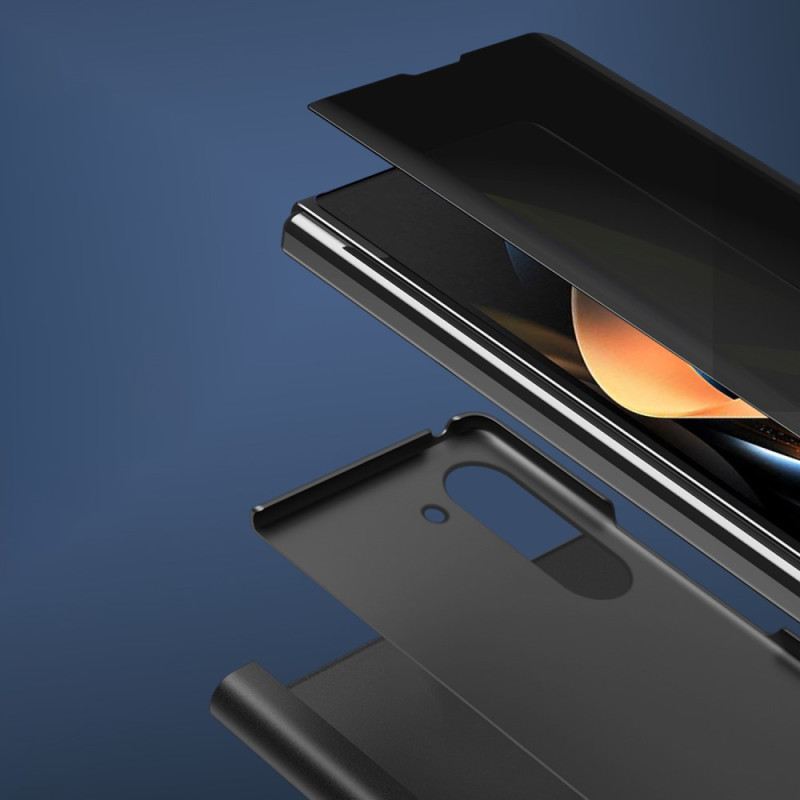 Bőrtok Samsung Galaxy Z Fold 5 Tükörborító