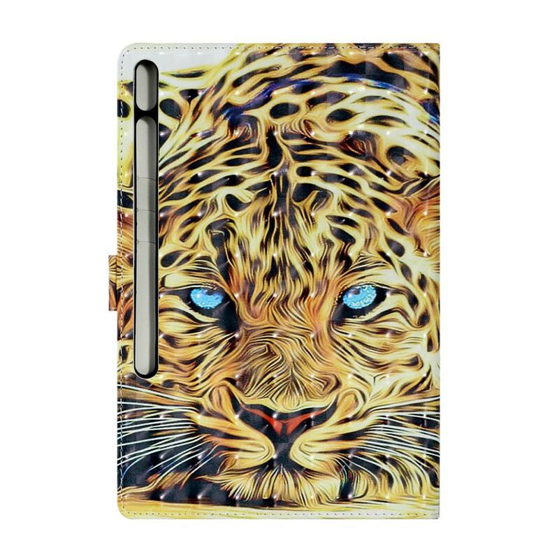 Fliptok Samsung Galaxy Tab S8 Plus / Tab S7 Plus Tigris Art