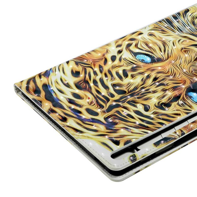 Fliptok Samsung Galaxy Tab S8 Plus / Tab S7 Plus Tigris Art