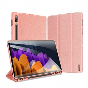 Tok Samsung Galaxy Tab S8 Plus / Tab S7 Plus Domo Sorozat Dux-ducis