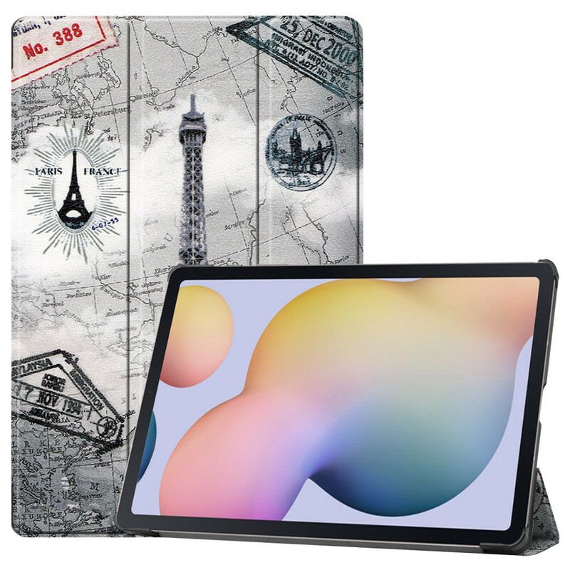 Tok Samsung Galaxy Tab S8 Plus / Tab S7 Plus Megerősített Eiffel-torony