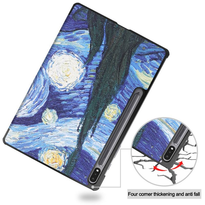 Tok Samsung Galaxy Tab S8 Plus / Tab S7 Plus Továbbfejlesztett Van Gogh